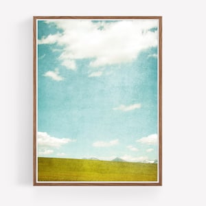 Colorful Landscape Wall Art Landscape Print Clouds Sky Instant Download Prints Printable Wall art nature Photography modern image 1