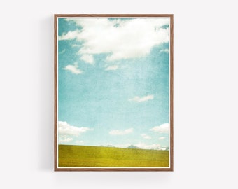 Colorful Landscape Wall Art | Landscape Print | Clouds | Sky | Instant Download Prints | Printable Wall art | nature | Photography | modern