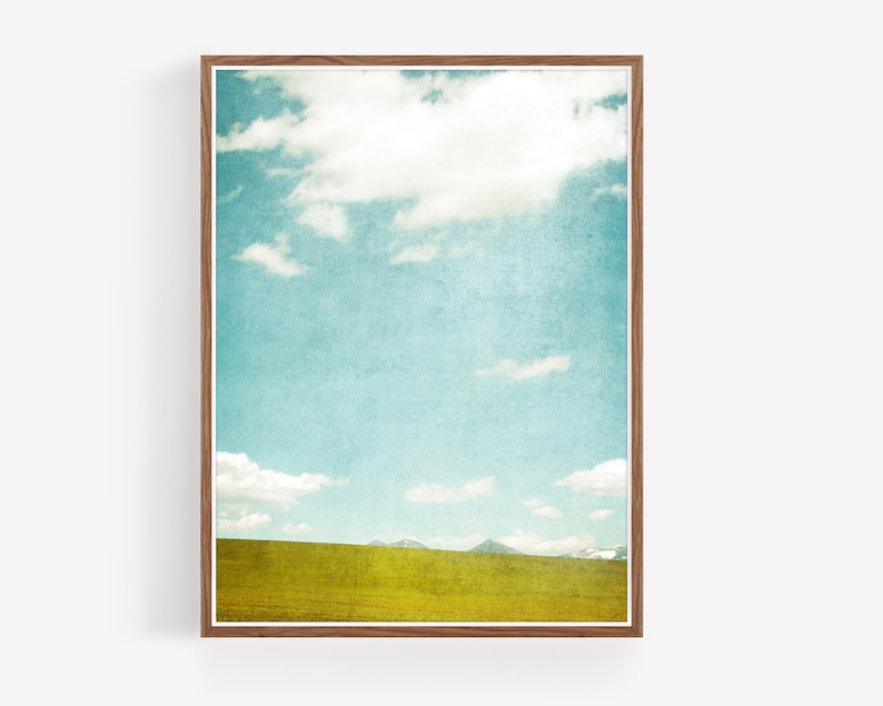 Colorful Landscape Wall Art Landscape Print Clouds Sky Instant Download Prints Printable Wall art nature Photography modern image 1