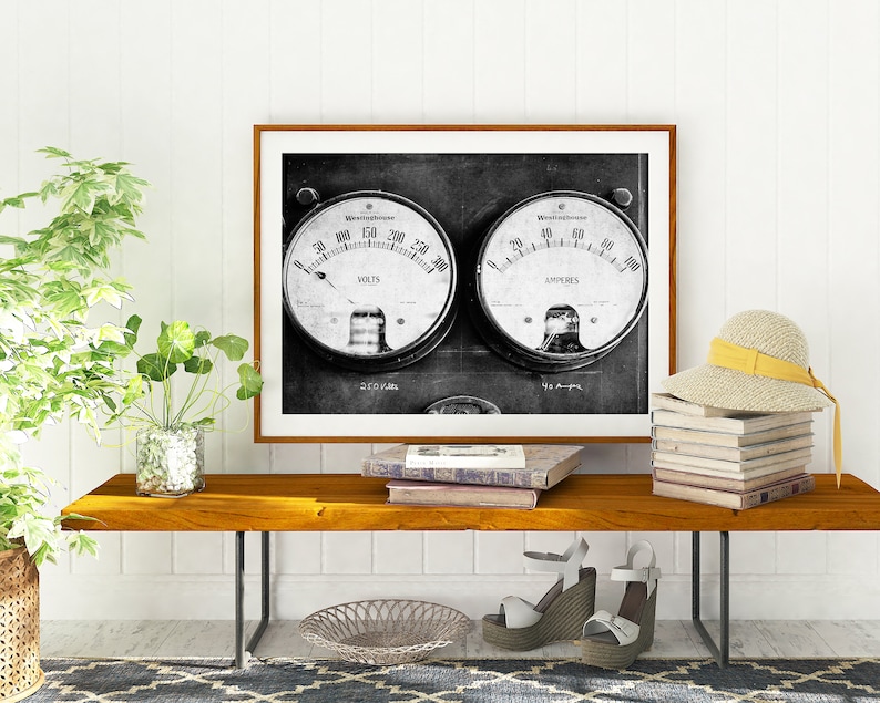 Black and White Dials Photography Print Rustic Decor Instant Download Printable Wall Art Digital Prints Farmhouse Decor Western image 7