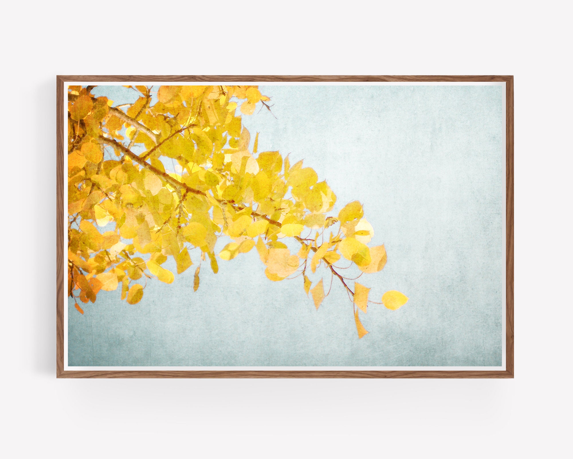 Printable Aspen Leaf Wall Art Instant Download Print Wall Art