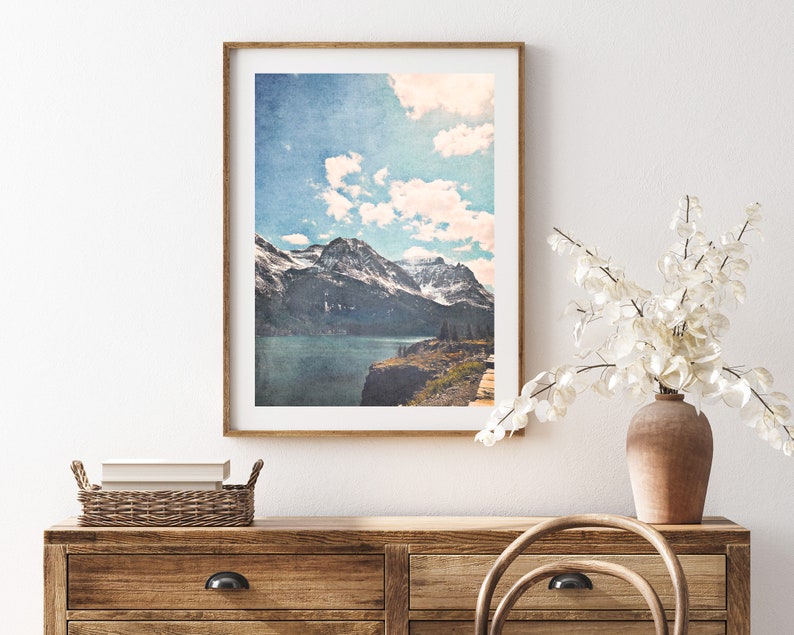 Mountain Landscape Printable Wall Art Mountain Landscape Digital Download Instant Download Landscape Art Boho Decor Nature Print image 3