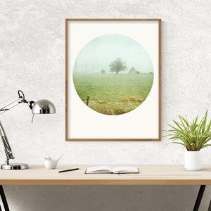 Modern Countryside Landscape Print modern landscape photography, instant download prints, wall art printable, modern farmhouse prints zdjęcie 6