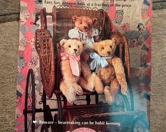 Motif ours vintage de 1903 par Gooseberry Hill