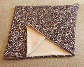 Bones dog themed pet snuggle sack bed