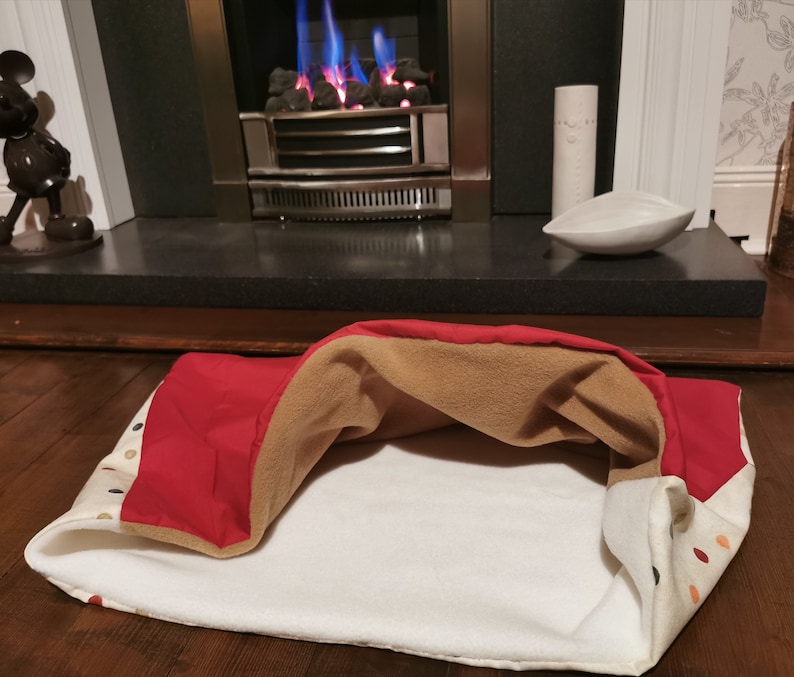 Colourful Polka Dot Dog Snuggle Sack Handmade Etsy UK