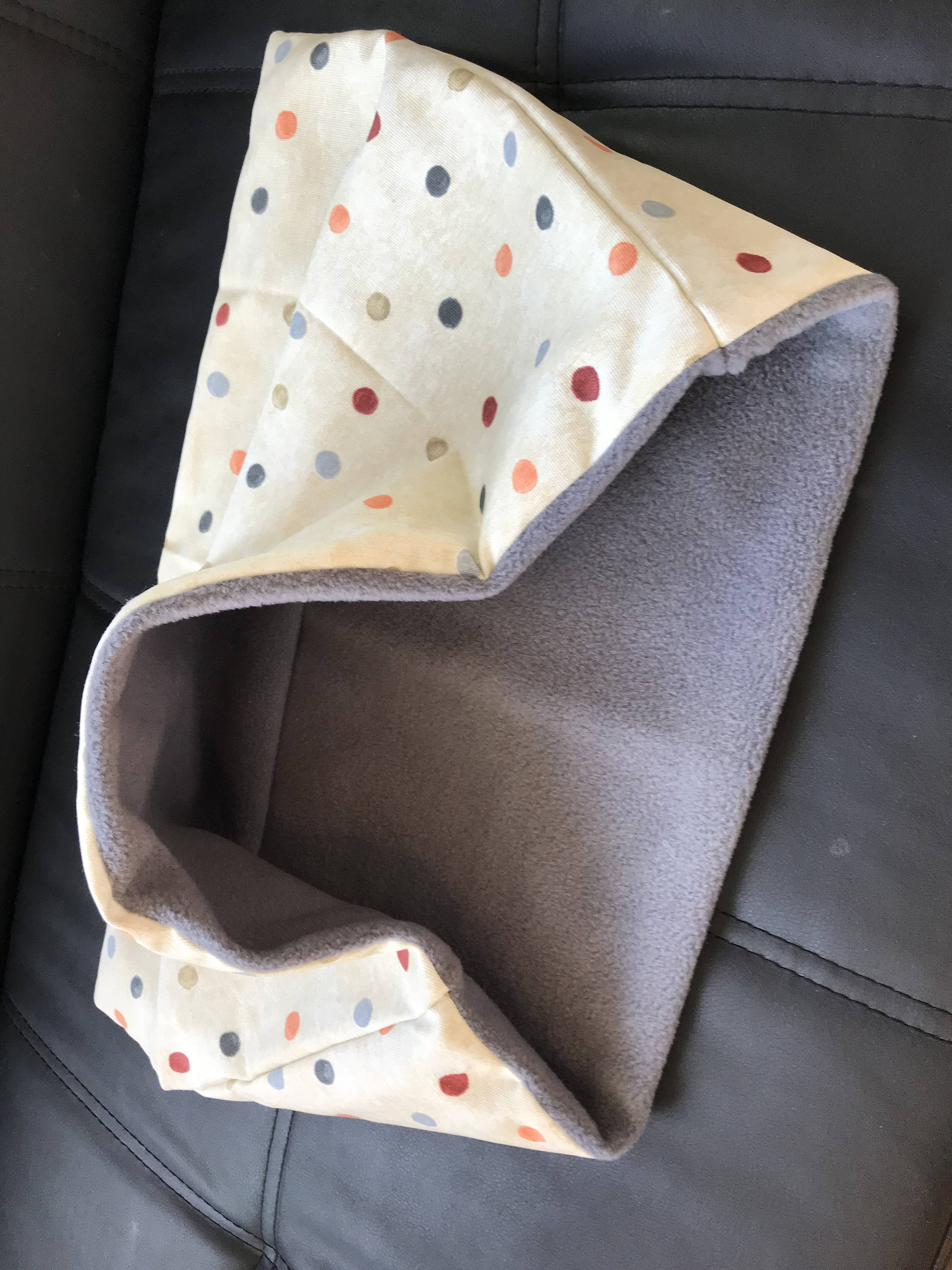 Colourful Polka Dot Dog Snuggle Sack Handmade Etsy UK