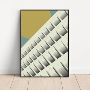 Preston Bus Station unframed print - Brutalism - Architecture - A5 to A0 sizes