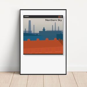 Nordhimmel Ungerahmter Druck - Musik - Vinyl - von den Größen A5 bis A0