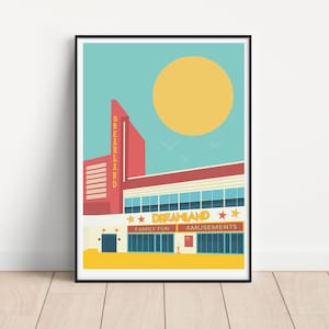 Illustration du pays des rêves - Impression sans cadre - Margate - Formats A5 à A0