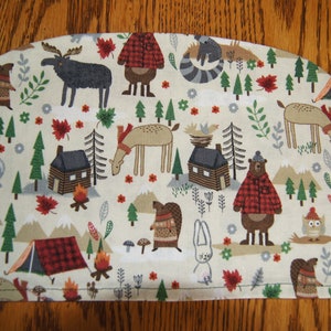 Sm Tea Cozy Cover (to be used with my SMALL TEA COZY): Forest Friends