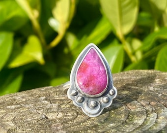 Ruby Luna sterling silver ring