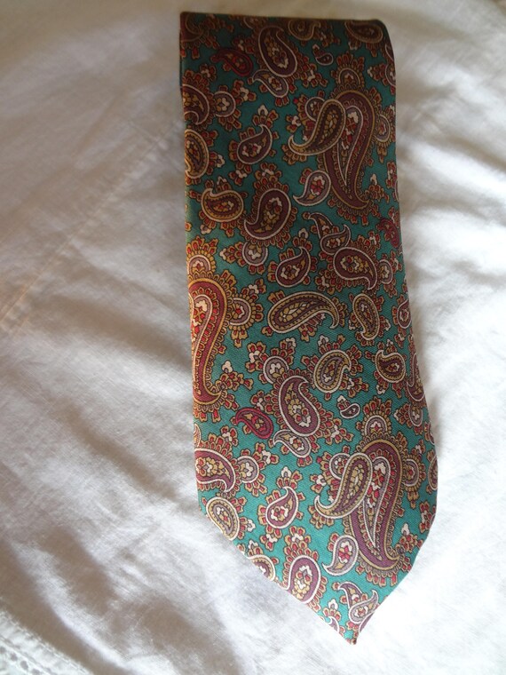 Silk Liberty of London Tie Vintage with a Paisley… - image 2