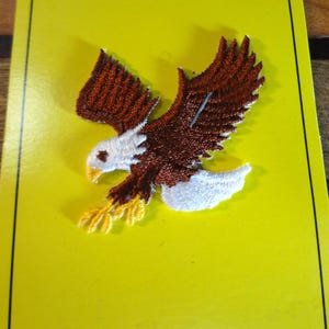 Eagle Iron On Applique in Cotton Blend
