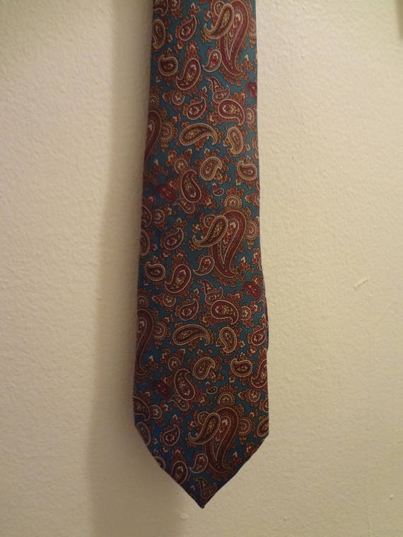 Silk Liberty of London Tie Vintage with a Paisley… - image 4