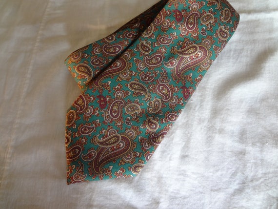 Silk Liberty of London Tie Vintage with a Paisley… - image 3