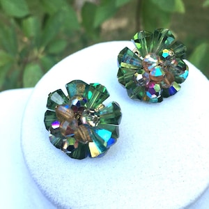 Vendome Signed Rhinestone Earrings