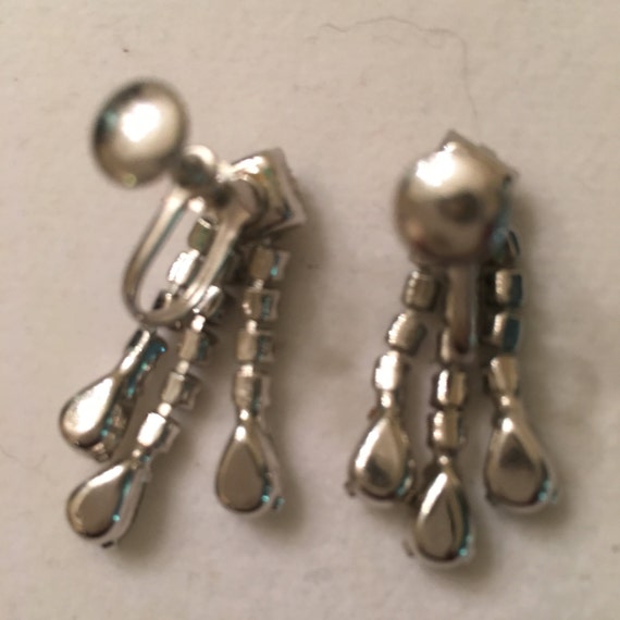 Vintage Swarovski Crystal Dangle Earrings / SALE! - image 2
