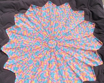 Candy Baby Sixteen Point Star Blanket PATTERN