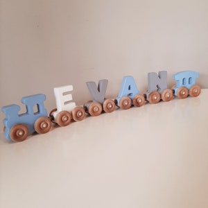 Personalised Wooden Magnetic Train,Personalised Wooden Toy Train,, Wooden Train, Wooden Train, Toy Train, Personalised Wooden Toy