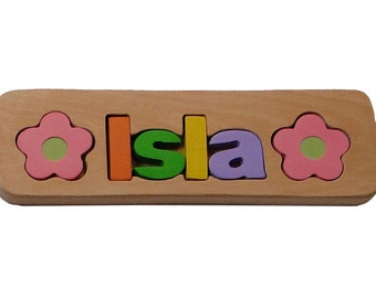 Personalized Name Puzzle, Custom Name Puzzle, Wooden Letter Puzzle, Personalized Gift, Newborn Gift,Personalize wooden toy,free engraving