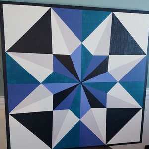 Barn quilt, Purple Star Barn Quilt, Wall decor Flower Home Decor, Wall Art Barn Quilt for outdoors Painting 24&quot;x24&quot;