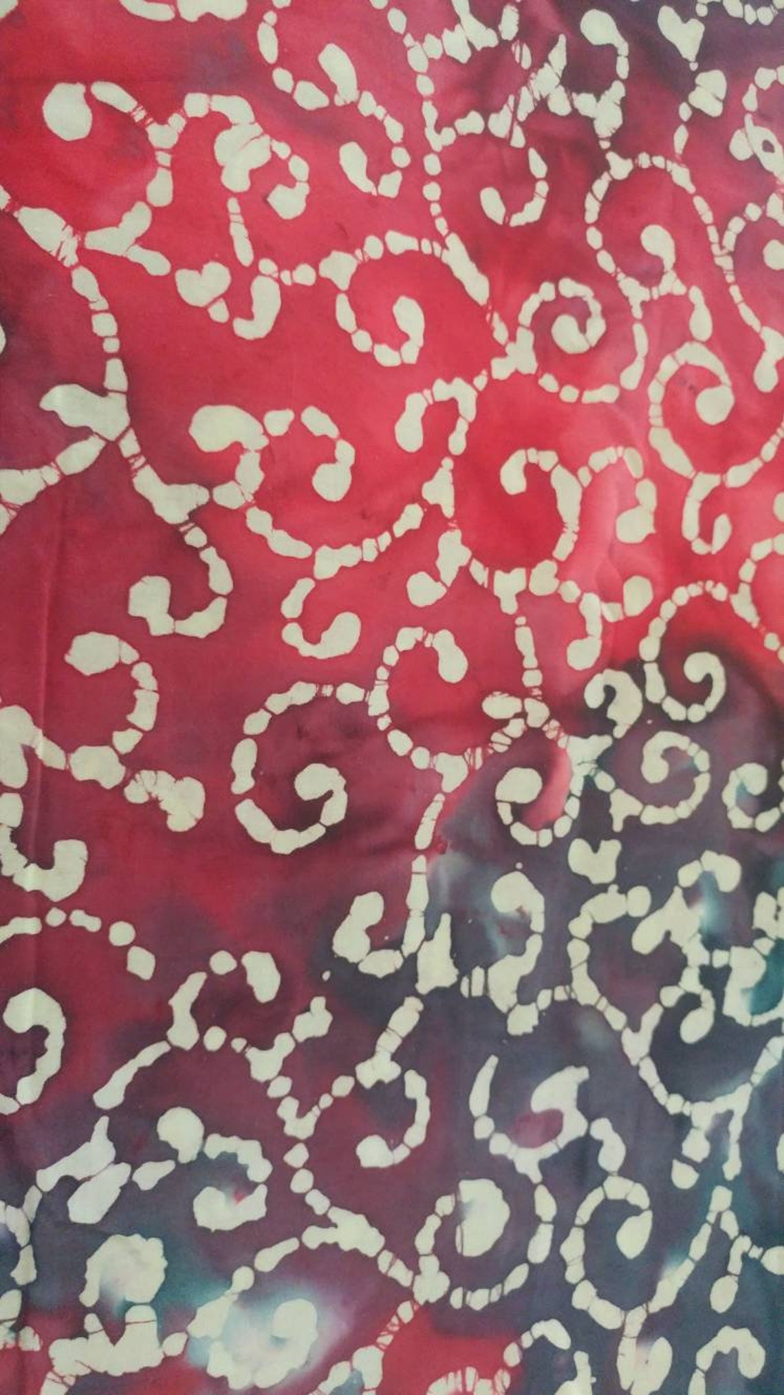 Batik Fabric Sold by the yard Sold in continuous pieces. Etsy
