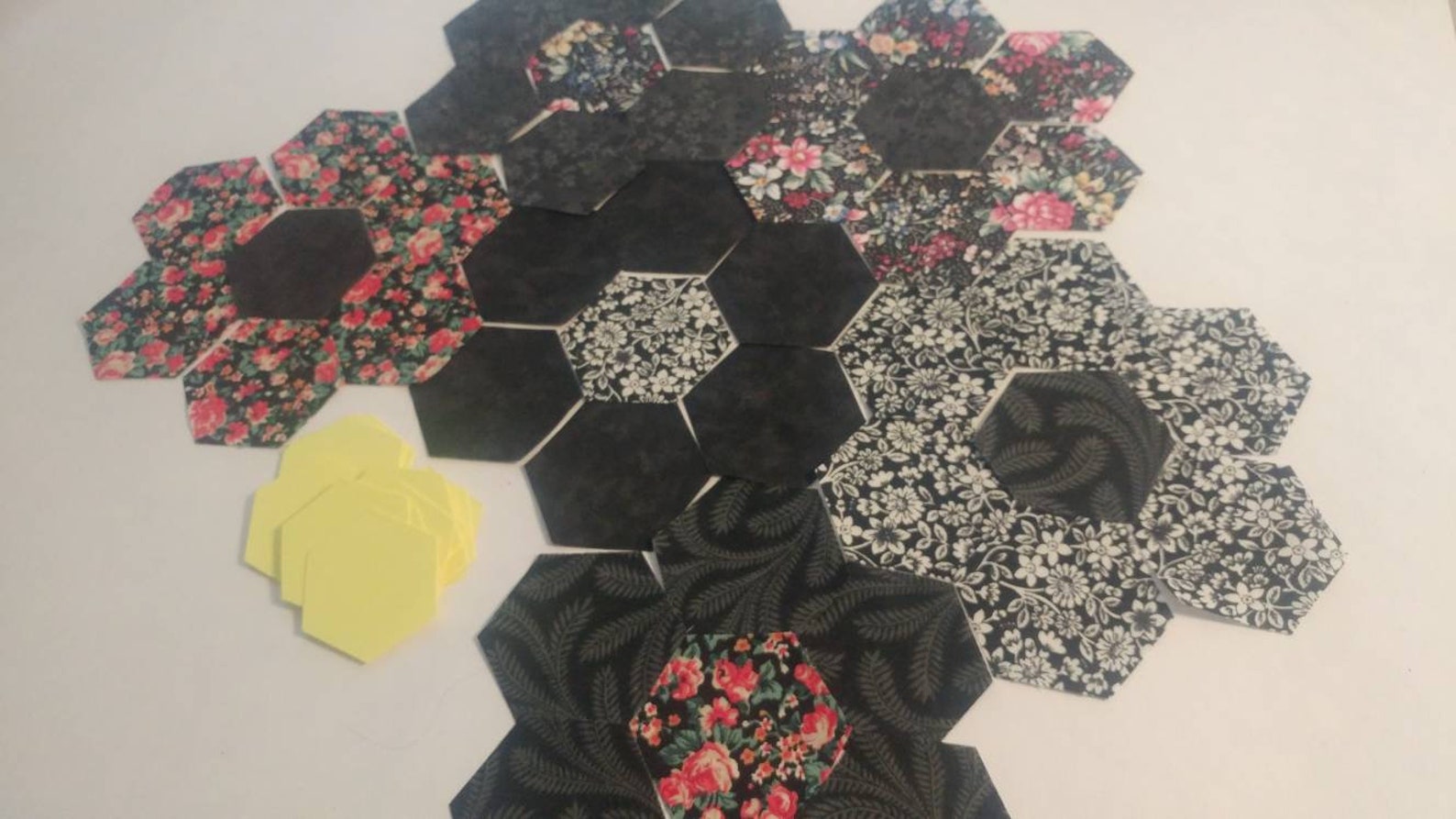 Pre Cut, Hexagon,hexie, 1