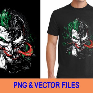 Joker Venom Art - Digital Download PNG and Vector AI Files