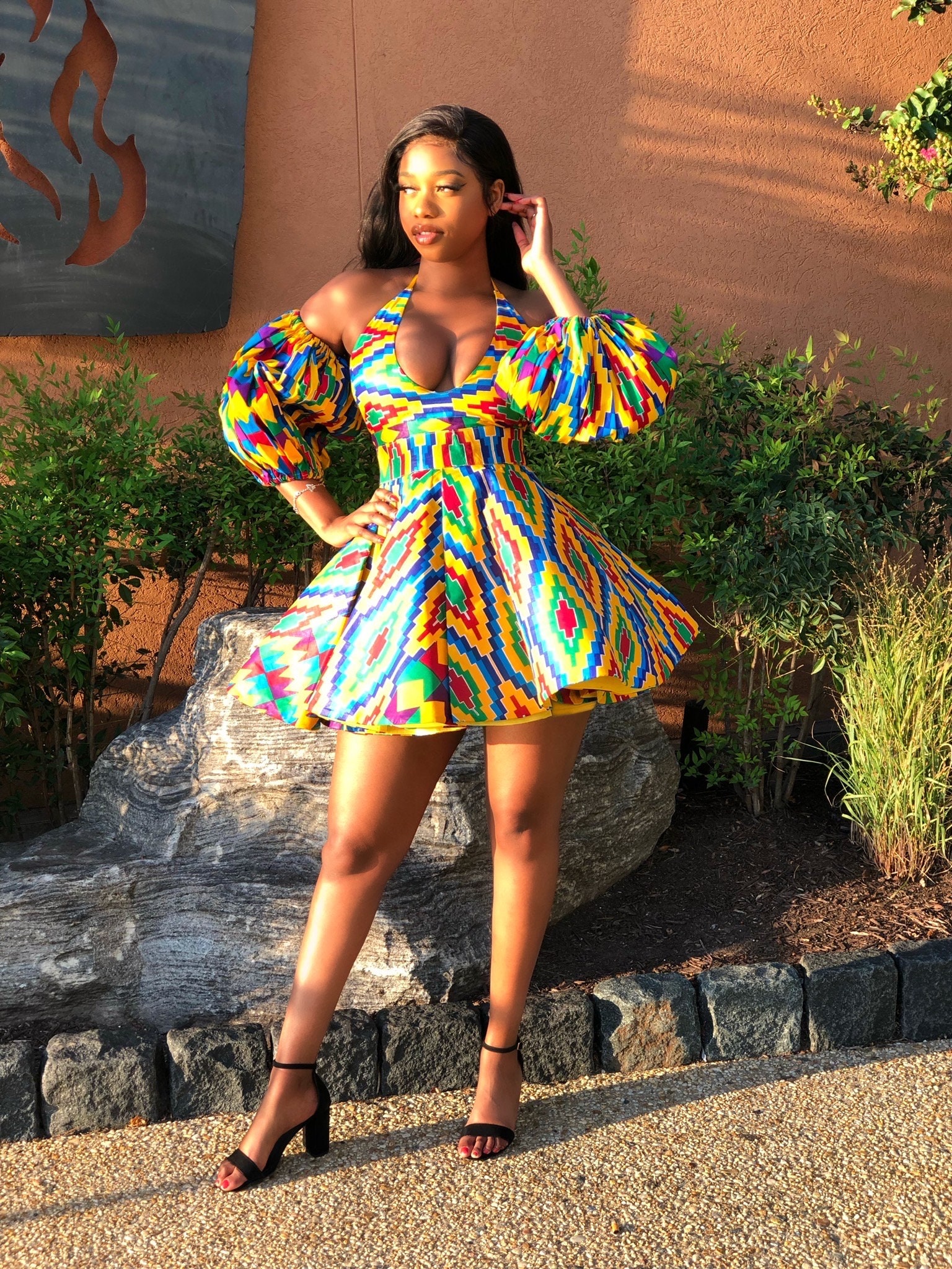 African Short Infinity Romper/shorts/ African Wedding Dress/women's  Dashiki/ Kente/ Ankara/ African Clothing/ African Print Bridesmaid Dress -   Denmark