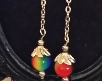 Rainbow Drop Earrings