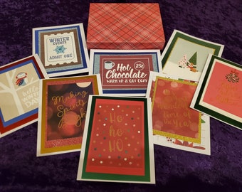 8 Holiday Note Cards #10