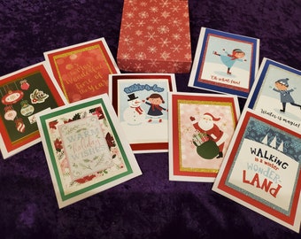 8 Holiday Note Cards #5