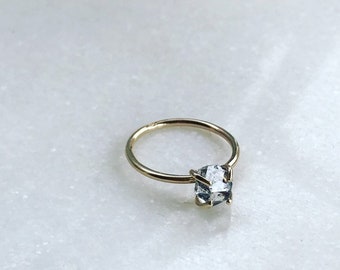 9ct GOLD Herkimer diamond  (also avaible in 14ct)