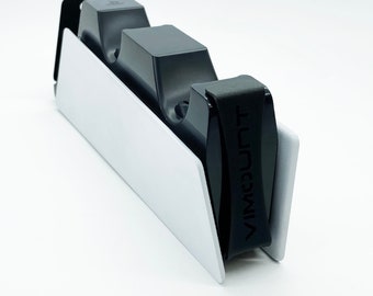 Wall Mount for Playstation 5 PS5 DualSense Charger - Black - ViMount