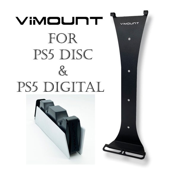 Support mural pour console Playstation 5 PS5 et station de charge DualSense  ViMount Noir -  France