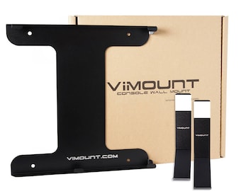 PlayStation 4 PRO + 2pcs Controller Wall Mount PS4 Pro Black Metal Holder - ViMount