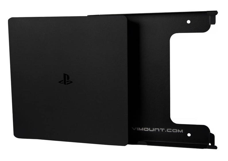 Playstation 4 PS4 SLIM Wall Mount Black Vimount Etsy