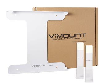 PlayStation 4 PRO + 2pcs Controller Wall Mount PS4 Pro White Metal Holder - ViMount