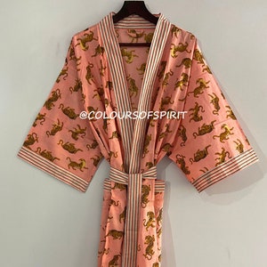 100% katoenen kimonobadjassen Mooie katoenen kimono-jurk Expresslevering kamerjas Katoenen kimono gratis verzending cadeau bruidsmeisjes Bestseller