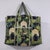 Black - Handcrafted Jacquard Patch Canvas Cotton Shoulder Bag 11
