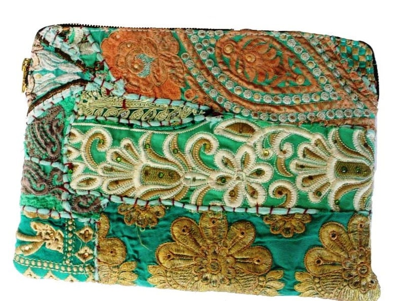Vintage Banjara Bag Hand Embroidered Banjara Clutch Handmade Banjara Mini Laptop Bag Gypsy Women Hand Bag Ethnic Coin Clutch Wallet Purse