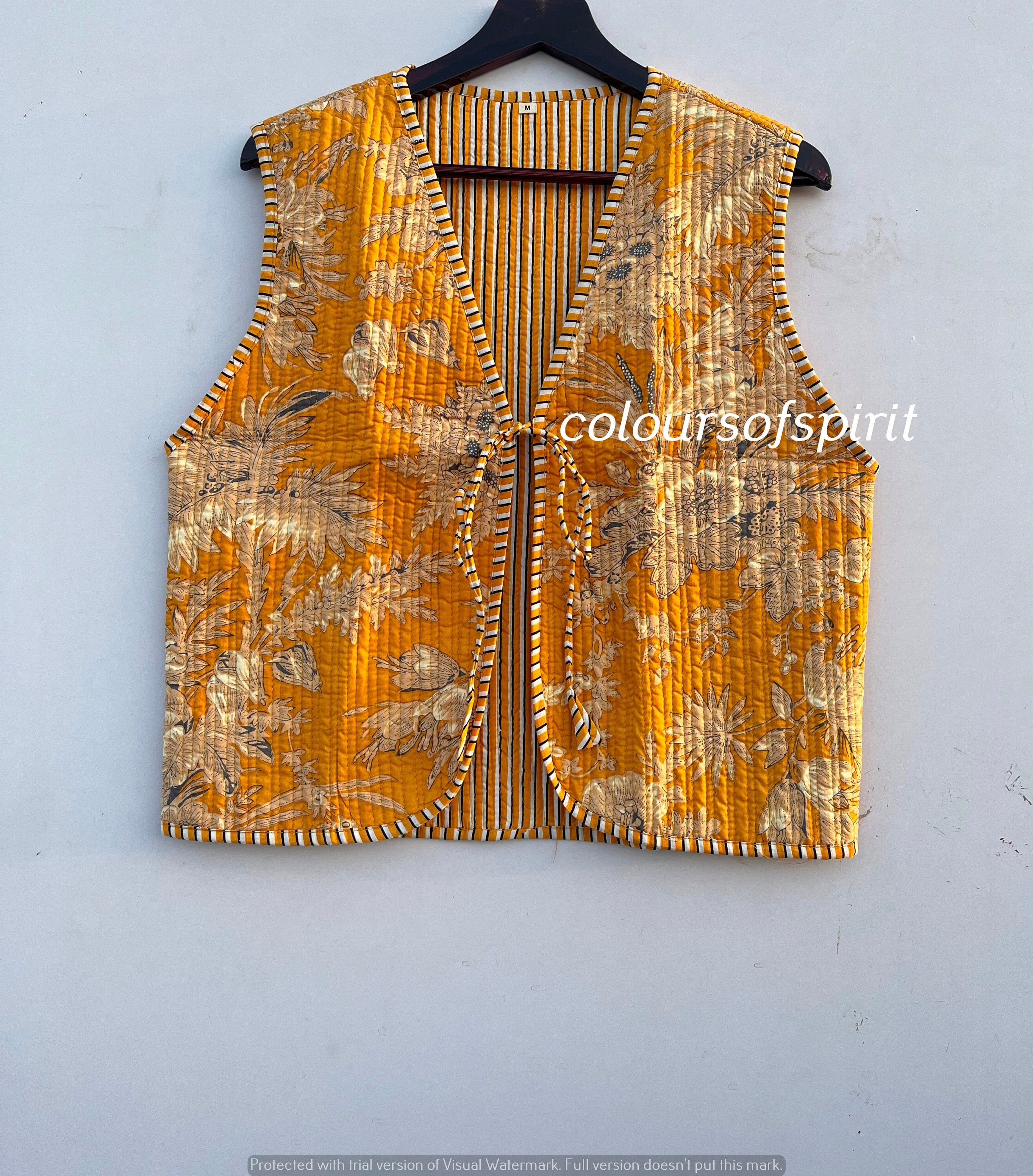ジャケット・アウター klee Wrap ribbon quilted vest ジャケット・アウター klee Wrap ribbon quilted vest Cotton