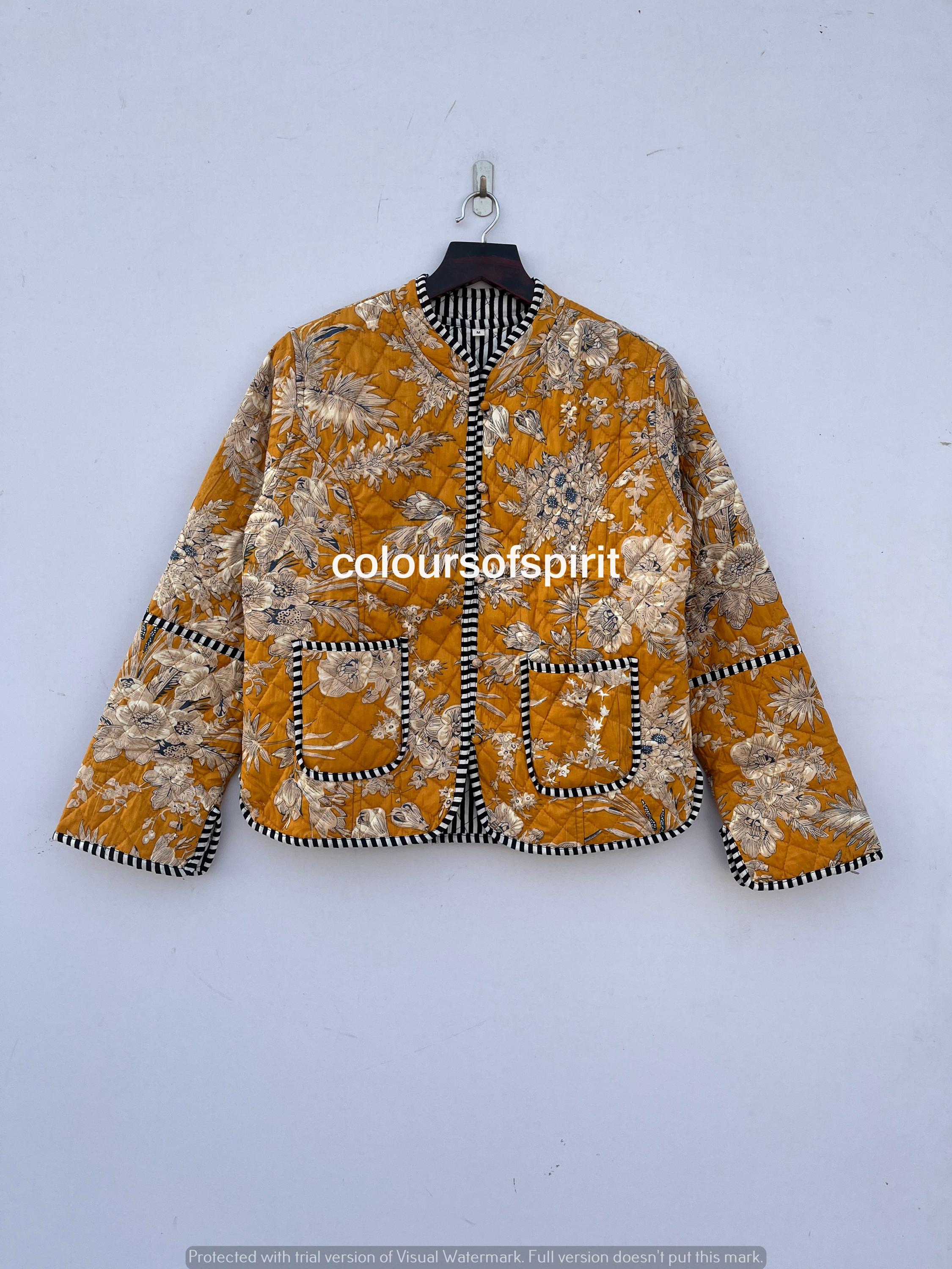 ジャケット・アウター INDIA BLOCK PRINT JACKET ameri vintage Ameri（アメリ）の「INDIA BLOCK PRINT JACKET（ノーカラー