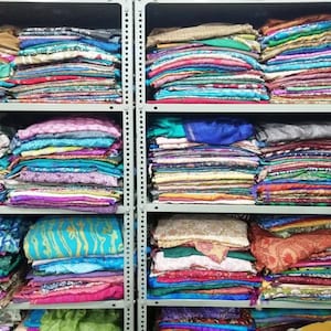Fat Quarter Bündel Seidenstoff 100% Seide Schrottbeutel Reiner Seidenstoff Ethnische Stoffreste Nähen nach Gewicht