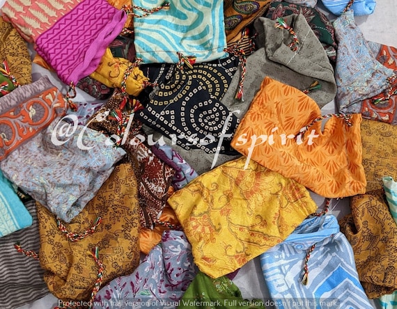 Fabric jewelry bags hotsell