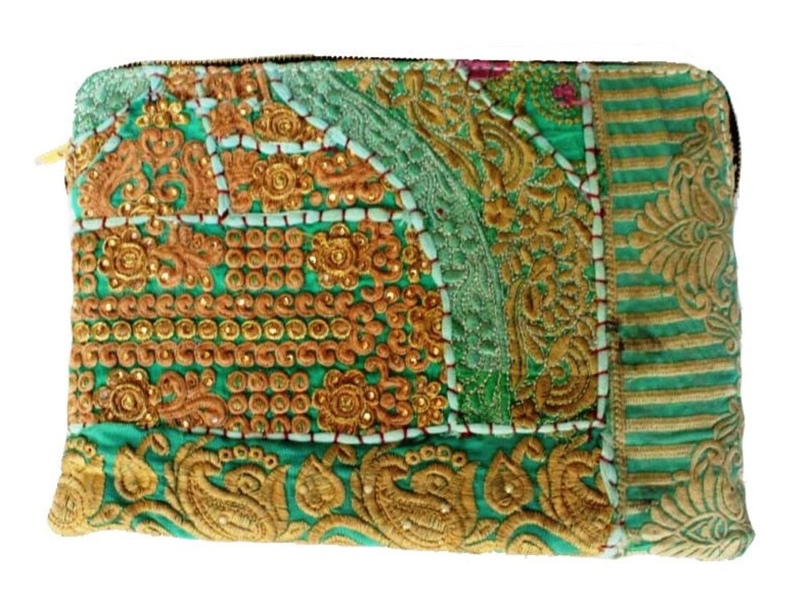 Indian embroidery laptop bag embroidered i pad hand bag Etsy