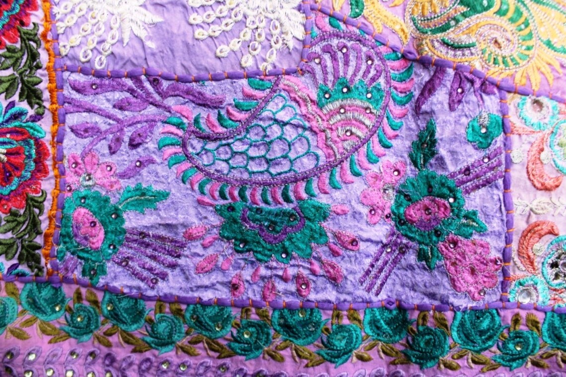 Vintage Wall Hanging Embroidery Wall Art Home Style Renovation Etsy