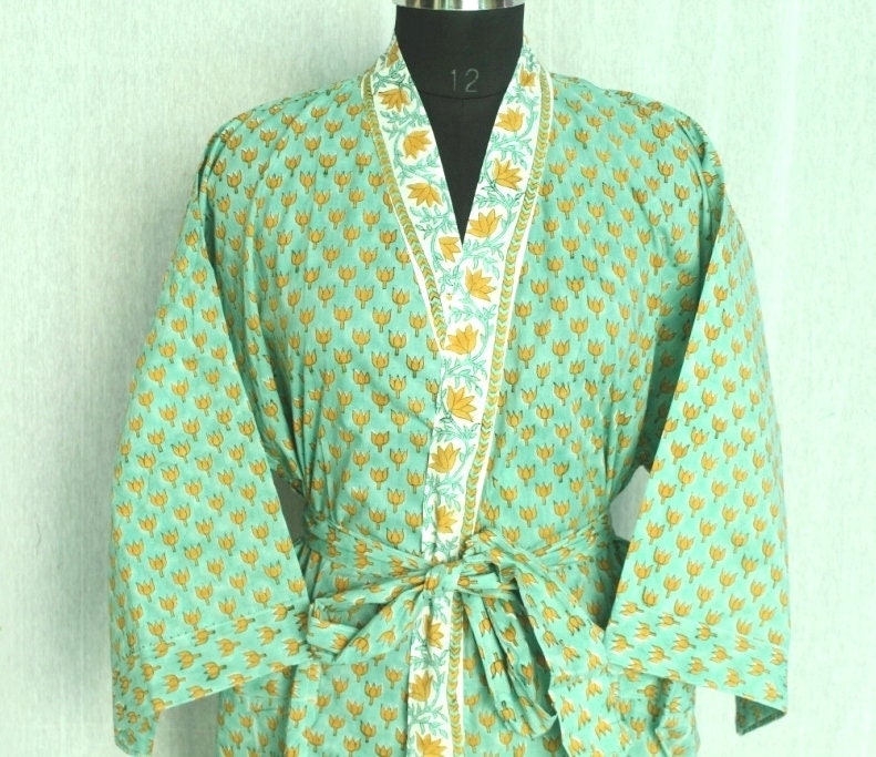 100 Cotton Kimono Robes Pure Cotton Kimono Cotton Kimono Etsy