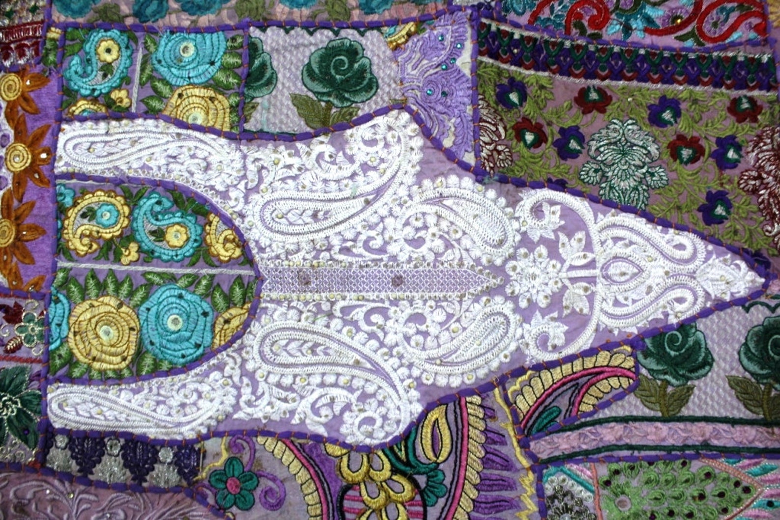 Vintage Wall Hanging Embroidery Wall Art Home Style Renovation Etsy